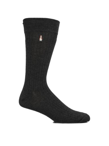 CALCETIN ALGODON HOMBRE C CUFF CLASSIC GRIS HUSH PUPPIES - 1