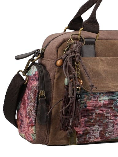 CARTERA TEXTIL MUJER TZELTAL BAG CAFE  ROCKFORD - 4