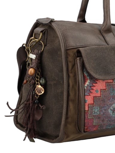 CARTERA PAPEL MUJER WEYI BAG CAFE  ROCKFORD - 5