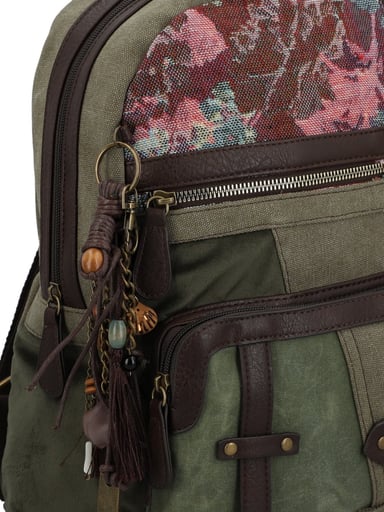 MOCHILA TEXTIL MUJER CARMIN BACK VERDE ROCKFORD - 4