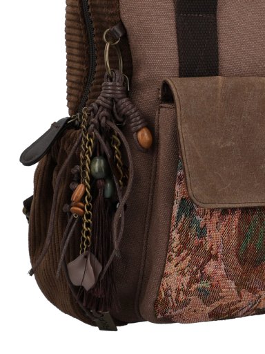 MOCHILA TEXTIL MUJER KAWES BACK CAFE  ROCKFORD - 5