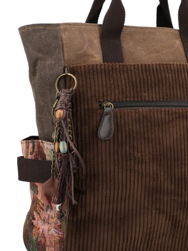 MOCHILA TEXTIL MUJER ITZEL BACK CAFE  ROCKFORD - 5