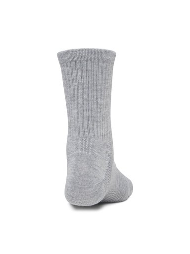 CALCETIN UA ESSENTIAL 3-PACK MID CREW GRIS MUJER UNDER ARMOUR - 2