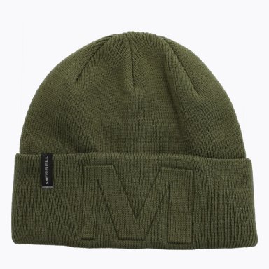 GORRO UNISEX BEANIE LOGO OVER REL VERDE MERRELL - 1