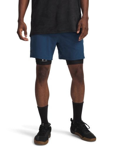 SHORT UA VANISH WOVEN 6' AZUL HOMBRE UNDER ARMOUR - 1
