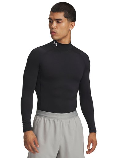 PRIMERA CAPA SUPERIOR HOMBRE HEATGEAR MOCK NEGRO UNDER ARMOUR - 4