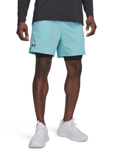 SHORT HOMBRE VANISH WOVEN 2 EN 1 AZUL UNDER ARMOUR - 1