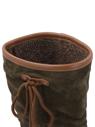 BOTA CUERO MUJER NEW AMBORO VERDE ROCKFORD - 8