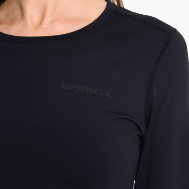 PRIMERA CAPA SUPERIOR MUJER TOP NEGRO  MERRELL - 6