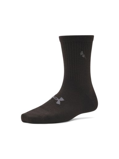 CALCETINES MUJER ESSENTIAL 6-PACK MID CREW NEGRO  UNDER ARMOUR - 1