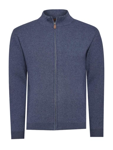 CHALECO LANA MERINO HOMBRE MASSAFULL CELESTE ROCKFORD - 1