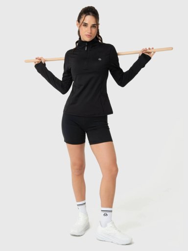 POLERON HALF ZIP REC NEGRO BSOUL - 5