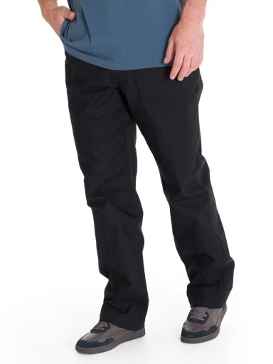PANTALON TIRO MEDIO CASUAL HOMBRE BRUSH PANT NEGRO CAT - 1