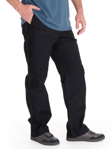 PANTALON TIRO MEDIO CASUAL HOMBRE BRUSH PANT NEGRO CAT - 2