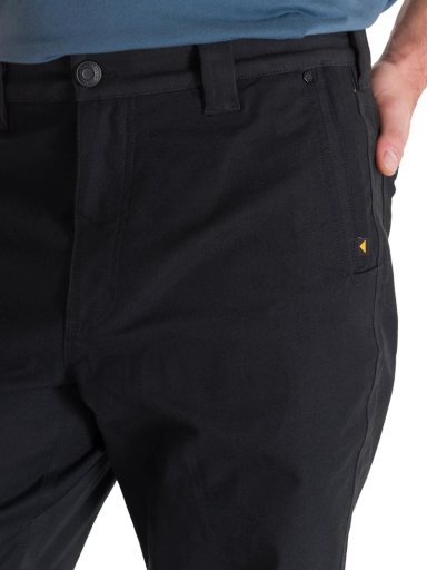 PANTALON TIRO MEDIO CASUAL HOMBRE BRUSH PANT NEGRO CAT - 5