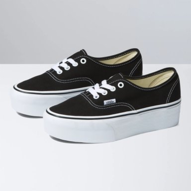 ZAPATILLA MUJER AUTHENTIC STACKFORM CANVAS NEGRO VANS - 1