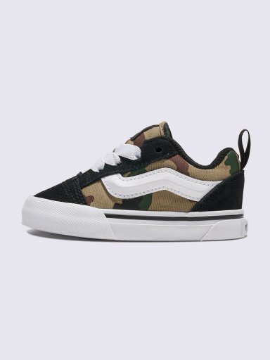 ZAPATILLA NIÑO KNU SKOOL ELASTIC LA NEGRO VERDE VANS - 4