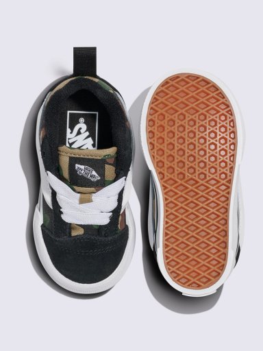 ZAPATILLA NIÑO KNU SKOOL ELASTIC LA NEGRO VERDE VANS - 5
