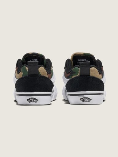 ZAPATILLA NIÑO KNU SKOOL ELASTIC LA NEGRO VERDE VANS - 6