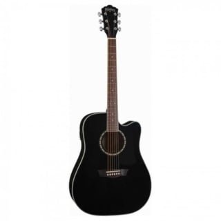 GUITARRA ELECTROACUSTICA SEVILLANA 41 PULGADAS CON FUNDA NEGRO - 1