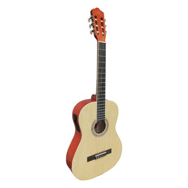 GUITARRA ELECTROACUSTICA SEVILLANA 39 PULGADAS CON ALMA Y FUNDA - 1