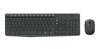SET TECLADO Y MOUSE INALAMBRICO LOGITECH MK235 - 1