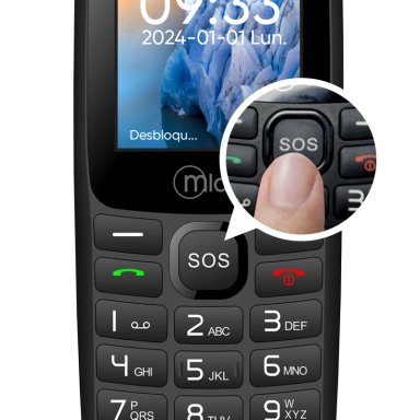 CELULAR SENIOR ADULTO MAYOR MLAB 4G-3G SOS 1,8 PULGADAS BARRA - 4