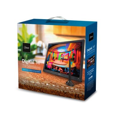 TELEVISOR PORTATIL 14 PULGADAS COLOR SEÑAL DIGITAL RECARGABLE MLAB 9452 - 2