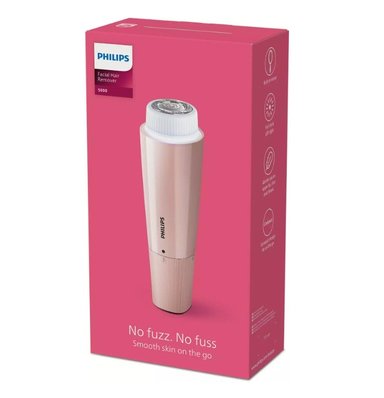 DEPILADORA FACIAL PHILIPS SERIE 5000 BRR454/00 ROSA - 2