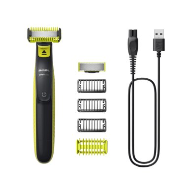 AFEITADORA PHILIPS ONEBLADE QP2824/10 CARA Y CUERPO RECORTA PERFILA - 1