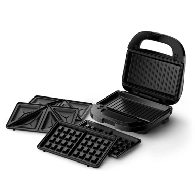 SANDWICHERA PHILIPS 3 EN 1 PANINIS WAFFLES Y SANDWICHES - 10