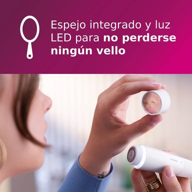 DEPILADORA FACIAL PHILIPS SERIE 5000 BRR474/00 COLOR VERDE - 5