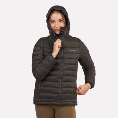 CHAQUETA PARKA TÉRMICA MUJER HOODIE INDOMITA GRIS ROCA - 4