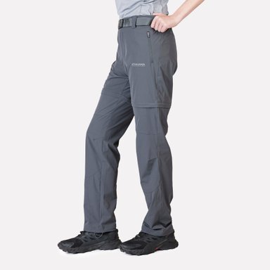 PANTALON DESMONTABLE MUJER TRAVESIA GRIS ATAKAMA OUTDOOR - 2
