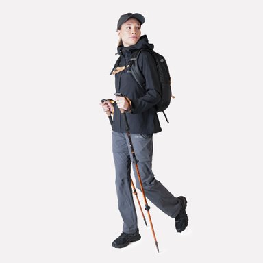 IMPERMEABLE MUJER FRONTERA THINLINE NEGRO ATAKAMA OUTDOOR - 6
