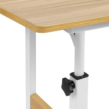 MESA KLIK MUEBLES COMPUTADOR ESCRITORIO AJUSTABLE ROBLE METAL - 6