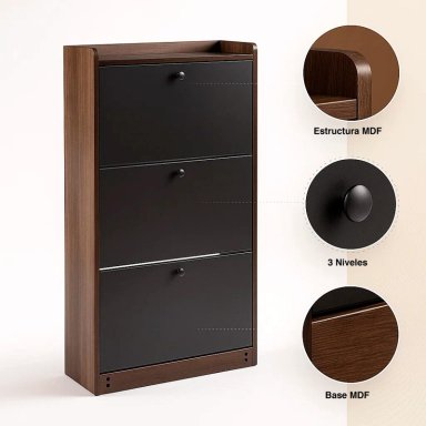 ZAPATERO KLIK MUEBLES ELEGANCE 3 NIVELES - 5