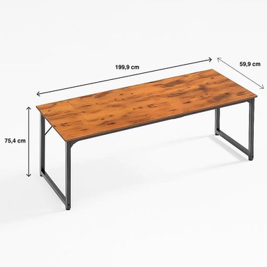 ESCRITORIO KLIK MUEBLES GAMER XL 200CM - 4