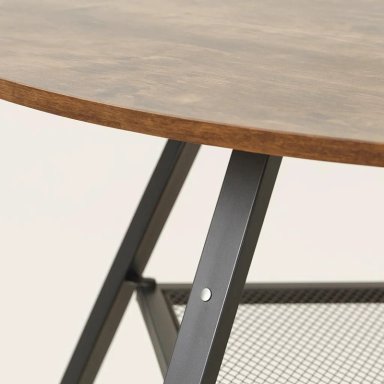 MESA DE COMEDOR REDONDA ESTILO INDUSTRIAL TÖRN - 6