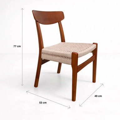 PACK DE 2 SILLAS KODA MADERA - NATURAL - 4