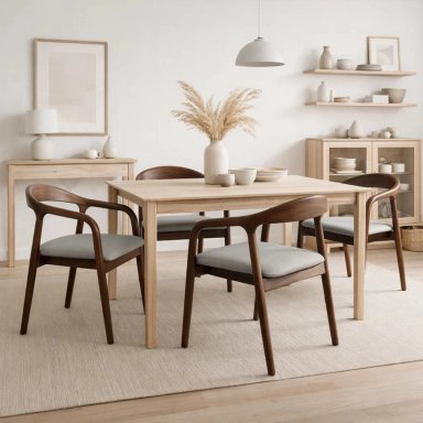 PACK DE 2 SILLAS KIND MADERA - NATURAL - 3