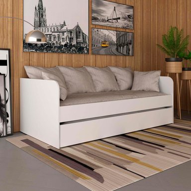 SOFÁ-CAMA BLANCO CM8032.0001 68 X 193 X 95,2 CM - 5