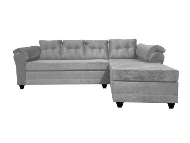 SOFÁ SECCIONAL MUEBLES MPR JOURNEY DERECHO 5 CUERPOS MADERA PINO FELPA - 1