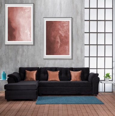 SOFÁ SECCIONAL MUEBLES MPR JOURNEY IZQUIERDO 5 CUERPOS MADERA PINO FELPA - 1