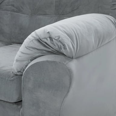 SOFÁ SECCIONAL MUEBLES MPR ALERCE LIBRE DISPOSICIÓN 5 CUERPOS MADERA PINO FELPA - 4