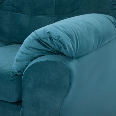 SOFÁ SECCIONAL MUEBLES MPR ALERCE LIBRE DISPOSICIÓN 5 CUERPOS MADERA PINO FELPA - 5
