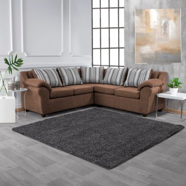 SOFÁ SECCIONAL MUEBLES MPR CATTALEYA DERECHO 5 CUERPOS MADERA PINO LINO - 1