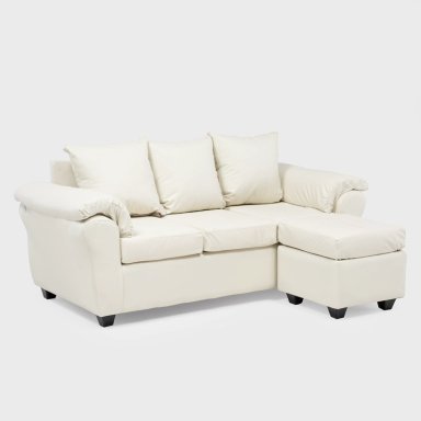 SOFÁ EZEIZA + 1 POUF PU - 3