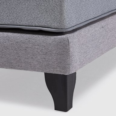 CAMA FEEL + RESPADO REST 1.5 PLAZA -  GRIS - 6