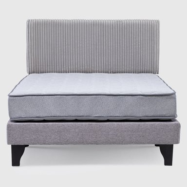 CAMA FEEL + RESPADO REST 2 PLAZA - GRIS - 3